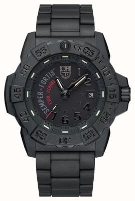 Luminox Navy Seal 3500 Series 'Semper Fortis' Limited Edition (45mm) Black Dial / Black CARBONOX™ Bracelet Watch XS.3515.N