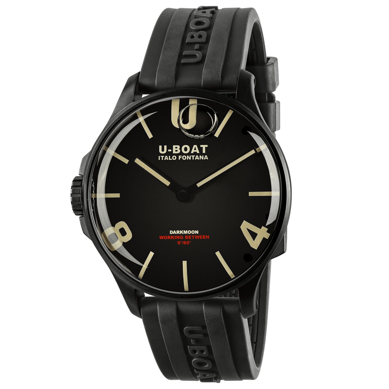 U-Boat Darkmoon pvd (44 mm) cadran noir / bracelet montre