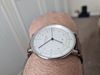 Customer picture of STERNGLAS Quarzo di Amburgo (42 mm) quadrante bianco/pelle marrone S01-HH10-VI11