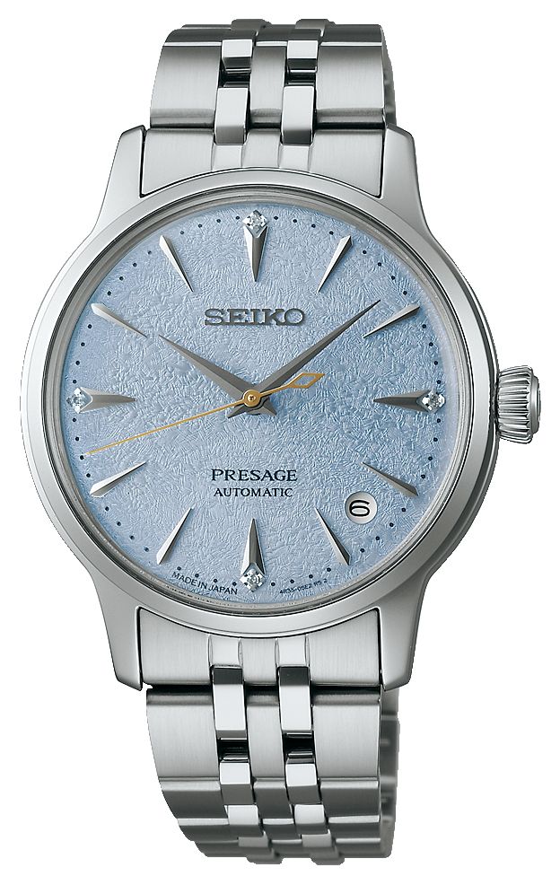 Seiko cocktail Presage Â« Frozen Skydiving Â» en montre