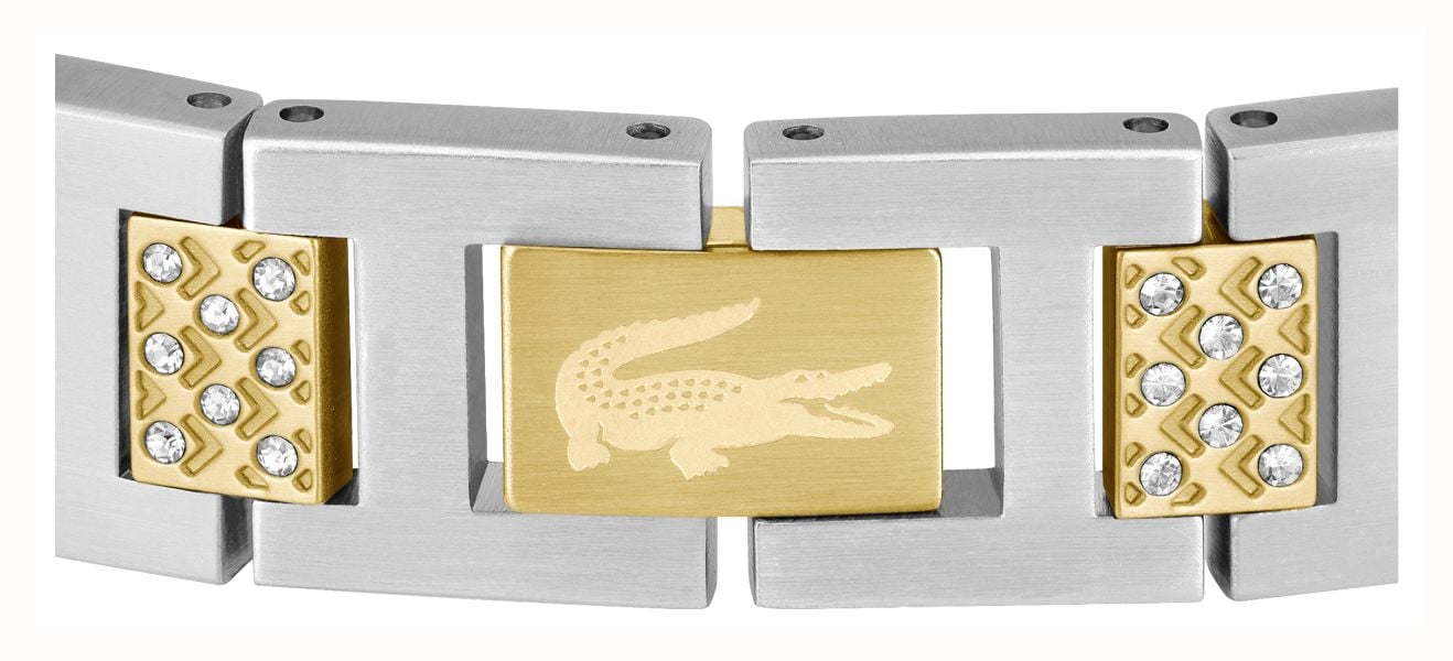 Lacoste Metropole Crystal & Two Tone Gold IP Stainless Steel Bracelet Watch 2040636 - alternative Ansicht 2