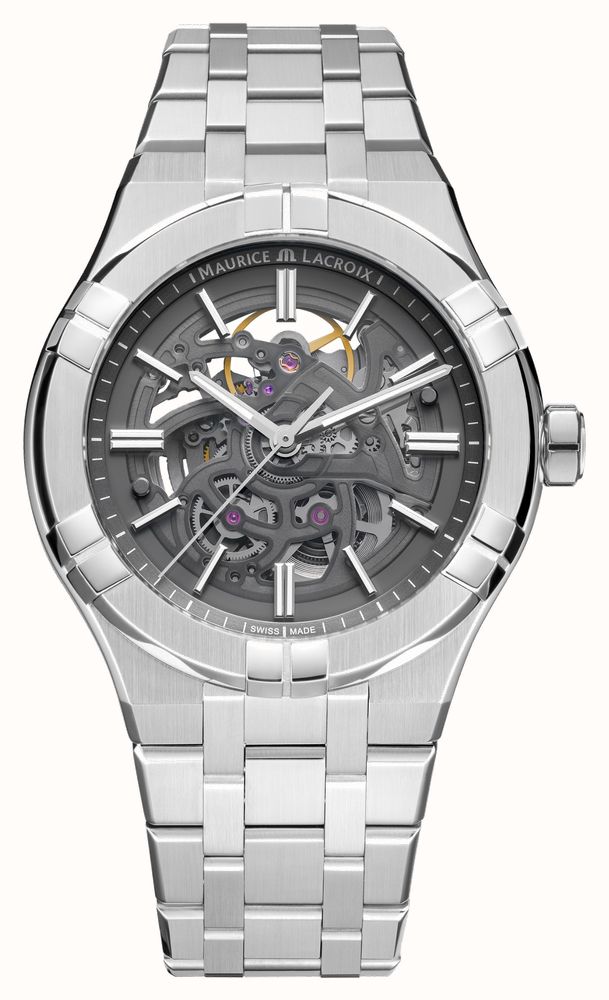 Maurice Lacroix Aikon Automatic Skeleton (42mm) Grey Skeleton Dial
