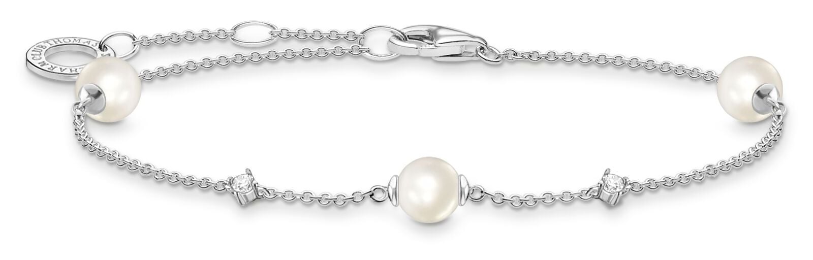 Thomas Sabo Triple Pearl Cubic Zirconia Sterling Silver Jewellery