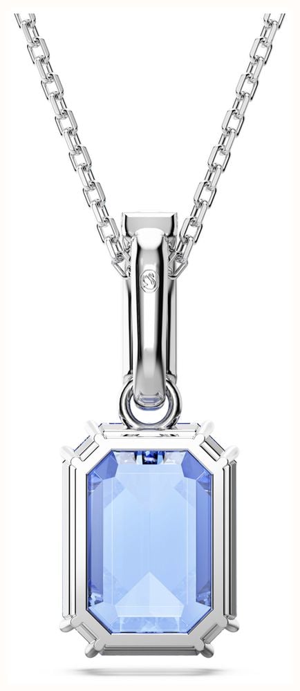 ネックレス・ペンダント SWAROVSKI Millenia Blue Rhodium Long Necklace 5696518 New 100% Authentic SWAROVSKI Blue Crystal Millenia Pendant