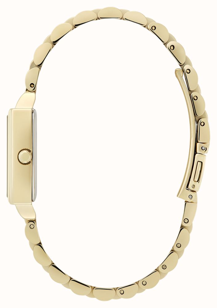 Olivia Burton Townhouse 21mm Rectangle White & Gold Bracelet 24000013 - 备用视图 3
