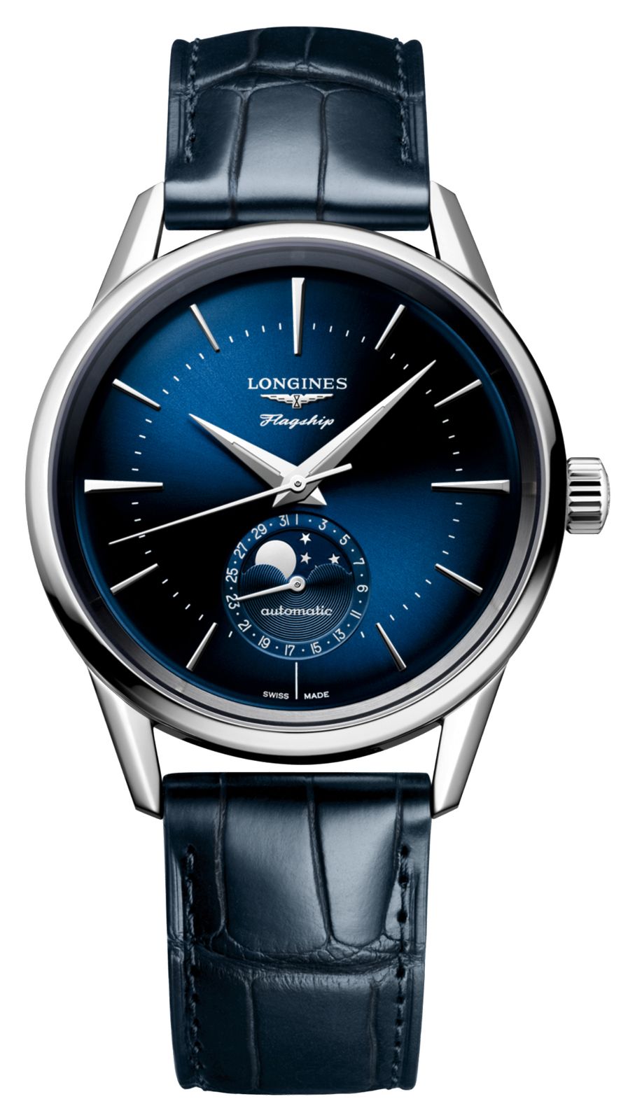 LONGINES Phase de lune classique phare de l'hÃ©ritage (38,5 montre
