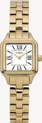 Timex Addison (23mm) White Dial / Gold-Tone Stainless Steel Bracelet TW2Y23700
