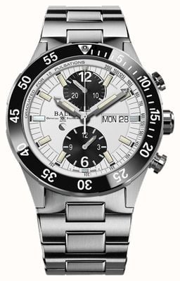 Ball Watch Company Chronographe de sauvetage Roadmaster | 41mm | édition limitée | bracelet en acier inoxydable DC3030C-S-WHBK