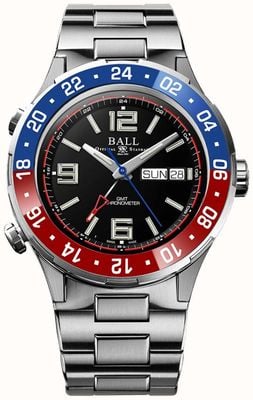 Ball Watch Company Roadmaster marine gmt | ltd edizione | auto | quadrante nero DG3030B-S4C-BK
