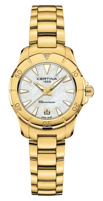 Certina Ds action lady quartz cosc ââ(29mm) cadran nacre montre
