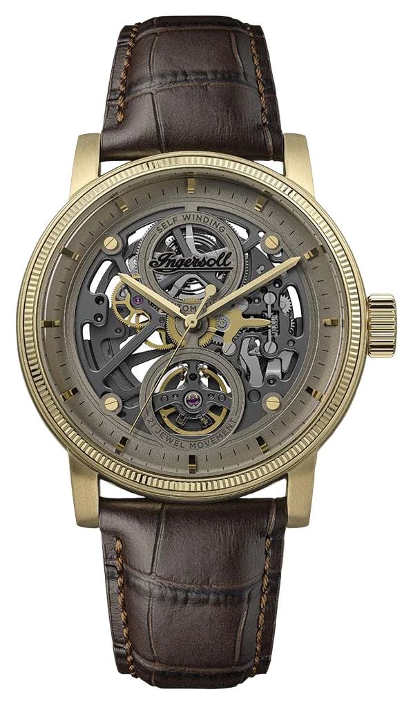 Ingersoll THE GUY Automatic (44mm) Grey Skeleton Dial / Watc