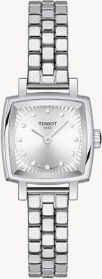 Tissot Lovely Square (20mm) Silver Dial / Stainless Steel T0581091103601