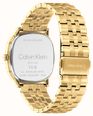 Calvin Klein CK Shape Quartz (37mm) Silver Sunray Dial / Gold PVD Stainless Steel Bracelet 25200582 - vista alternativa 3