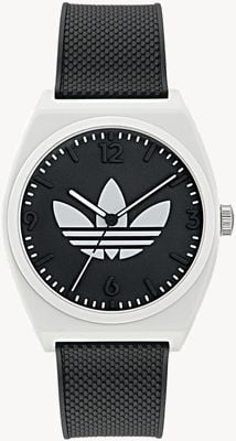 Adidas PROJECT TWO (38mm) Black Dial / Black Rubber AOST23550