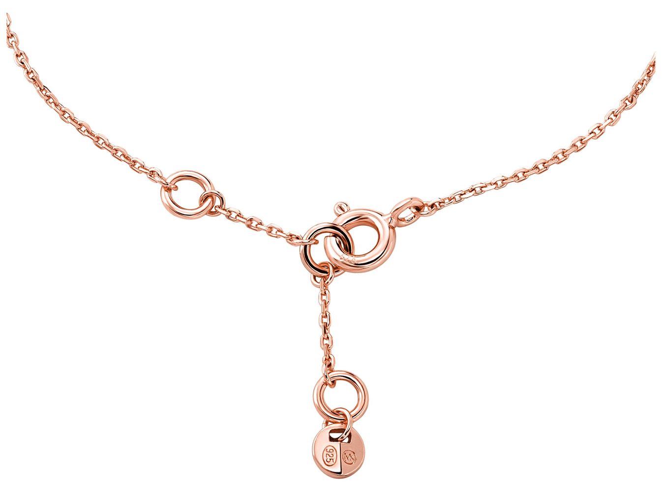 Michael Kors Padlock Bracelet Rose Gold Plated Sterling Silver Crystal Set MKC1631AN791 James Moore Co. Jewellers of Distinction Since 1997 in Kenilworth Warwickshire