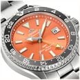 Orient Men's Mako GMT Automatic Orange Dial Stainless Steel Bracelet RA-BC0004Y30B - vista alternativa 2