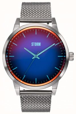 STORM Styro lazer azul | pulseira de malha de aço 47487/LB