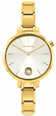 Nomination PARIS Watch With ROUND Steel Strap With GOLD Zircon Silver 076035/017