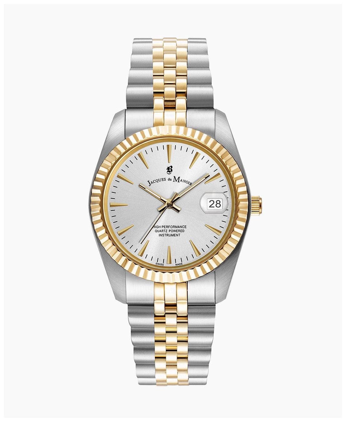 Jacques Du Manoir Inspiration classique | Bracelet bicolore montre