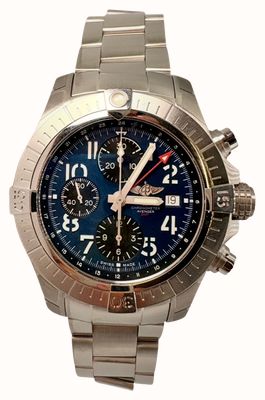 Pre-owned Breitling Avenger Chronograph GMT 45 Watch J3730