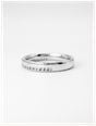 Round Brilliant Natural Diamond 18ct White Gold Half Eternity Ring JM9533 - alternatieve weergave 2