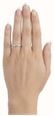 Round Brilliant Natural Diamond 18ct White Gold Five Stone Ring JM5872 - alternate view 4