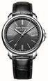 Emile Chouriet Héritier Wisdom Automatic (40mm) Black Sunray Dial / Black Leather Strap 08.1188.G.6.6.68.2