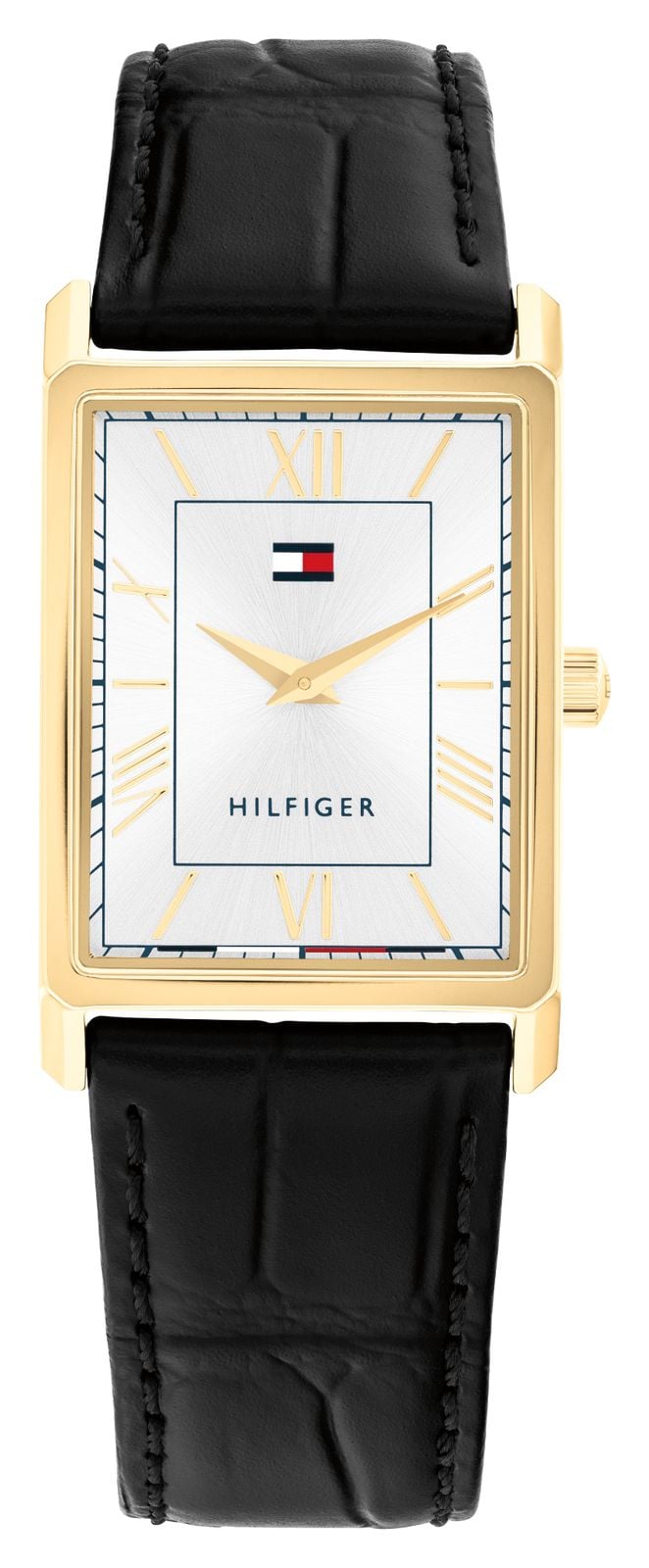 Tommy Hilfiger Ben Braunes Leder Weißes Zifferblatt uhr