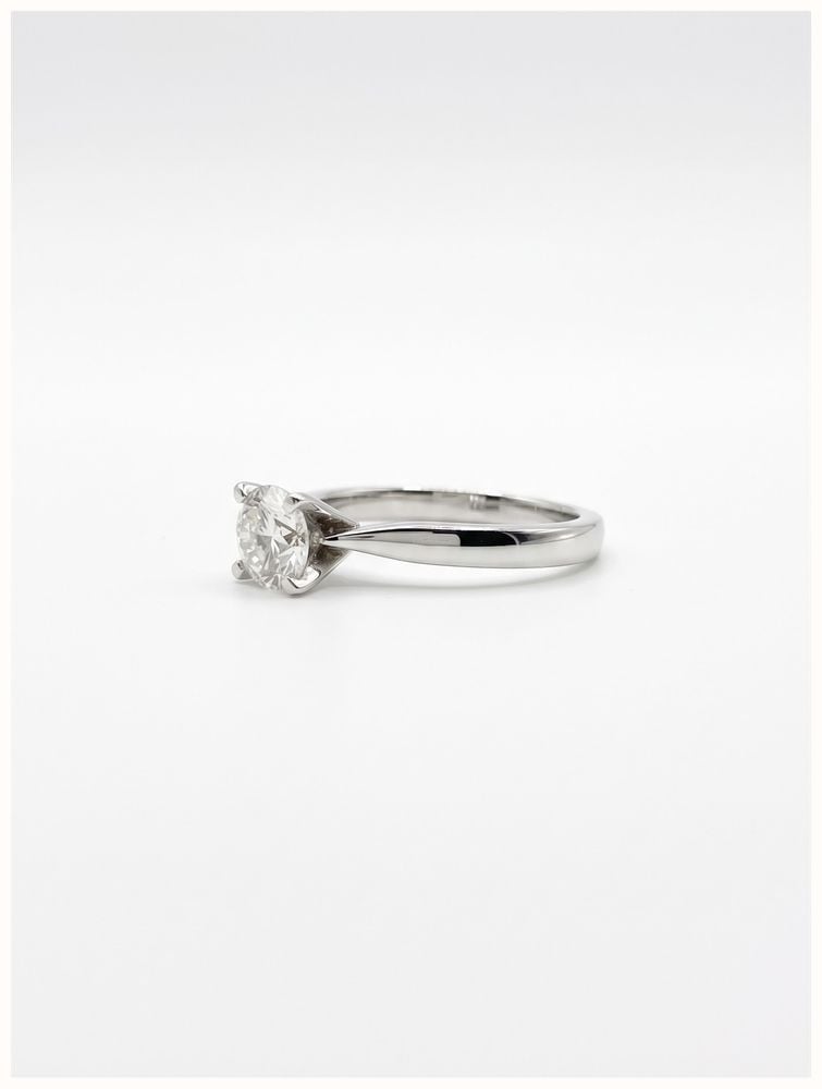 Plat Single Stone 0.60ct Dia Ring J28302 - альтернативный вид 2