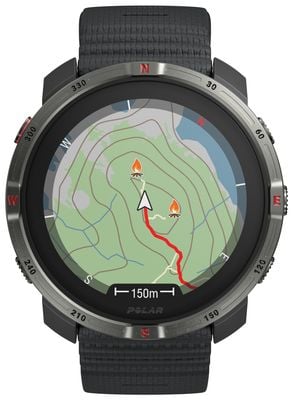 Polar Grit X2 Premium AMOLED GPS Outdoor Multisport Smartwatch – Nachtschwarz (S-L) 900115134