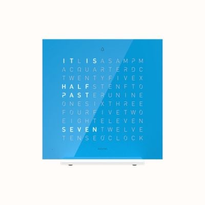 QLOCKTWO EARTH 13.5 PURE EDITION BLUE CANDY (English) T4PENBC-UK