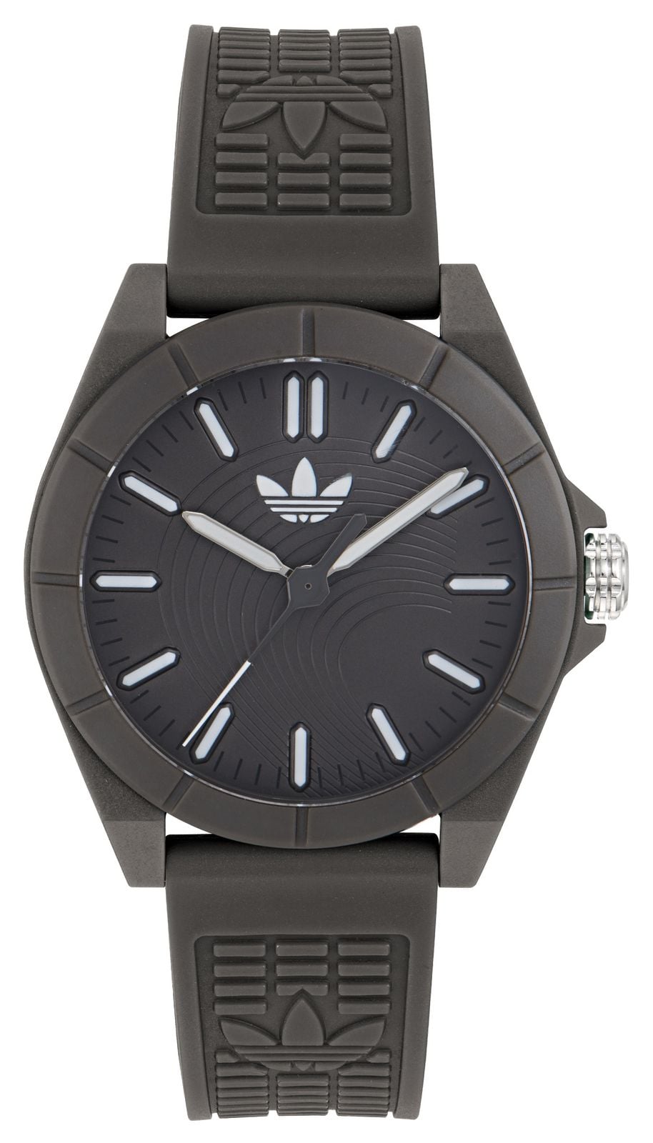 Adidas PROJECT FOUR 41mm Black Dial Black Rubber Strap Watch Adidas PROJECT FOUR 41mm Black Dial Black Rubber Strap Watch