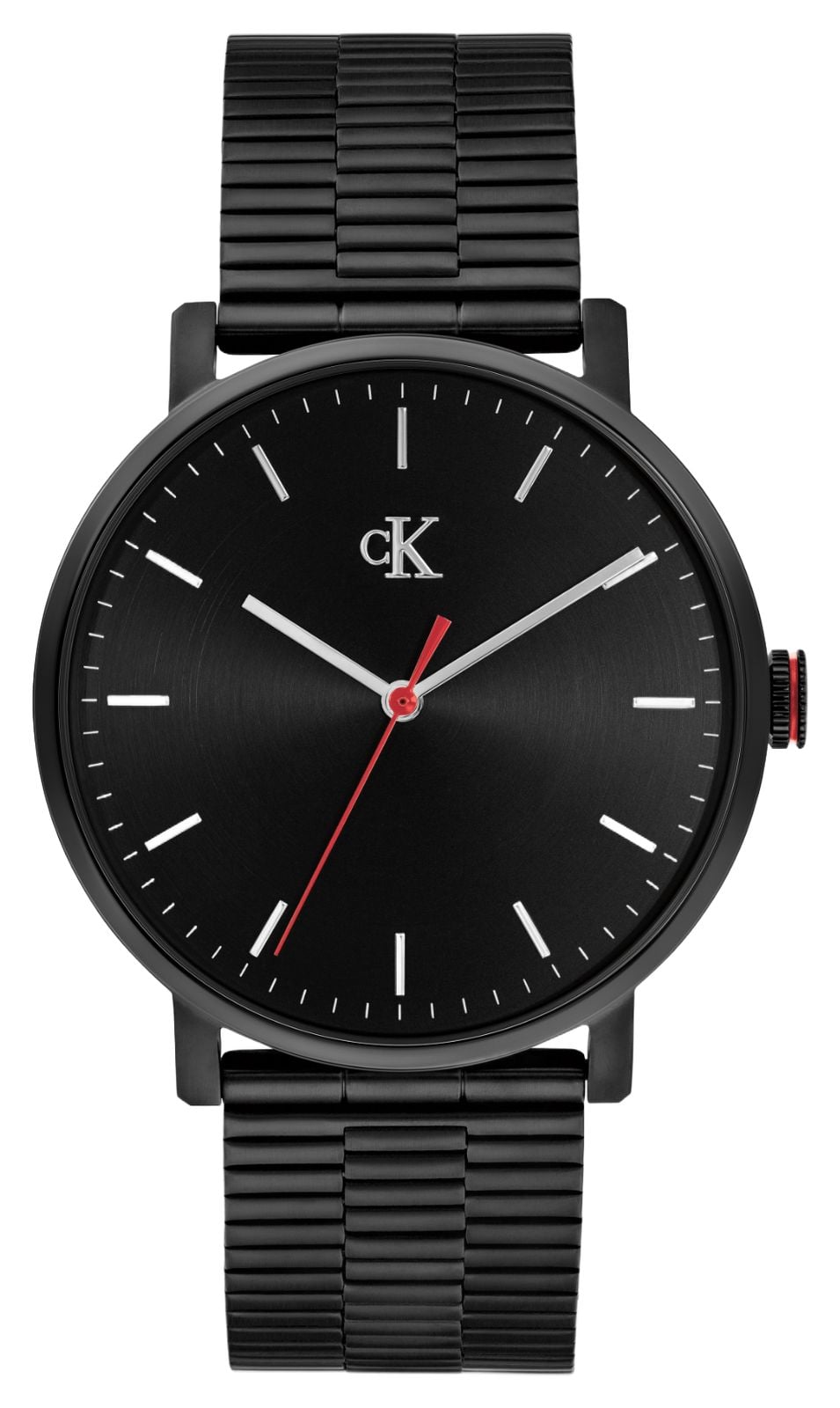 Calvin Klein Ck real Quartz (40mm) cadran noir / bracelet montre