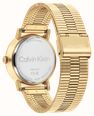 Calvin Klein CK Real Quartz (40mm) Gold Dial / Gold PVD Stainless Steel Bracelet 25200599 - vista alternativa 3