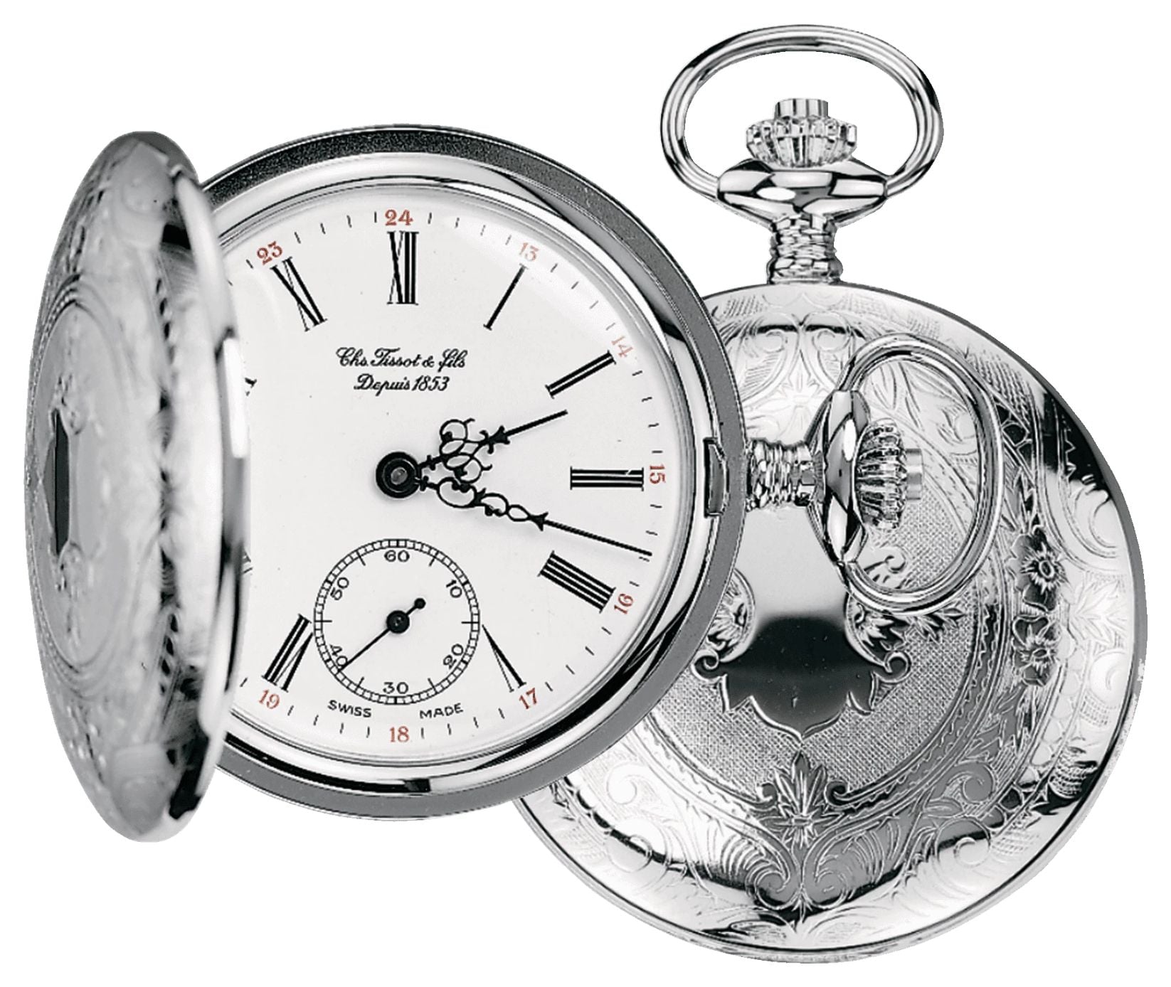 Tissot Chasseur complet mÃ©canique Savonnette T83640113 montre
