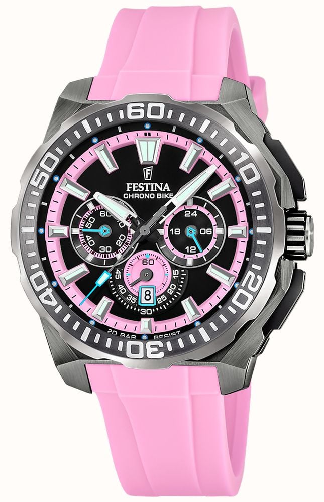 Festina‎ Several Ladies Multifunction Chronograph Watch 35mm Pink Bling 16021 Festina Several Ladies Multifunction Chronograph Watch 35mm  main image 4
