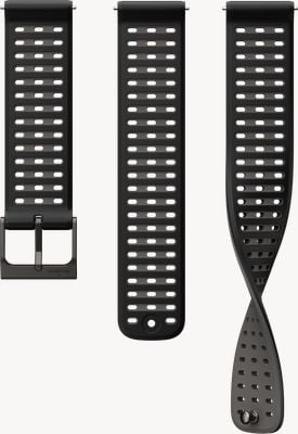 Suunto Cinturino Athletic 9 in silicone nero - 22 mm (s+m) - solo cinturino SS051215000