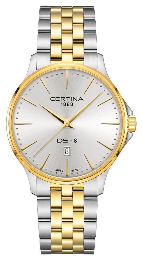 Certina Ã  quartz DS-8 pour homme (40 mm), cadran montre