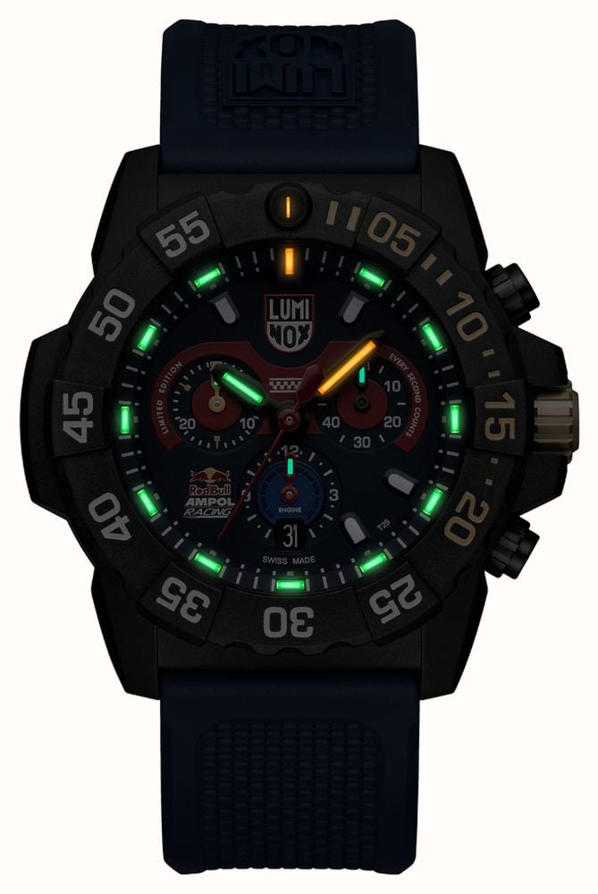 Luminox Red Bull AMPOL Racing 3580 Series Limited Edition (45mm) Blue Dial / Blue EPDM Rubber Strap XS.3581.ARB.N - alternate view 2