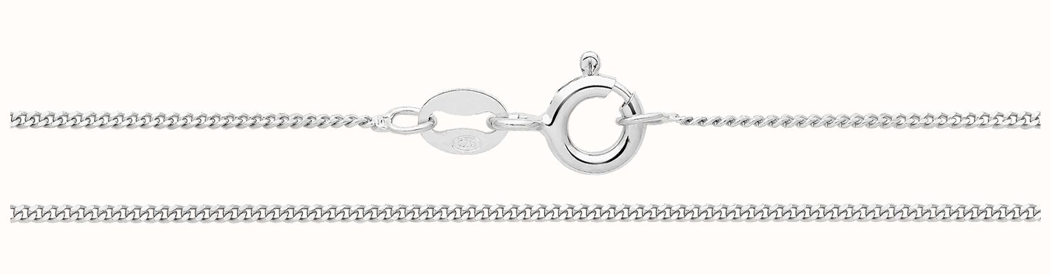 James Moore TH Silver Fine Curb Chain 20" G1039/20