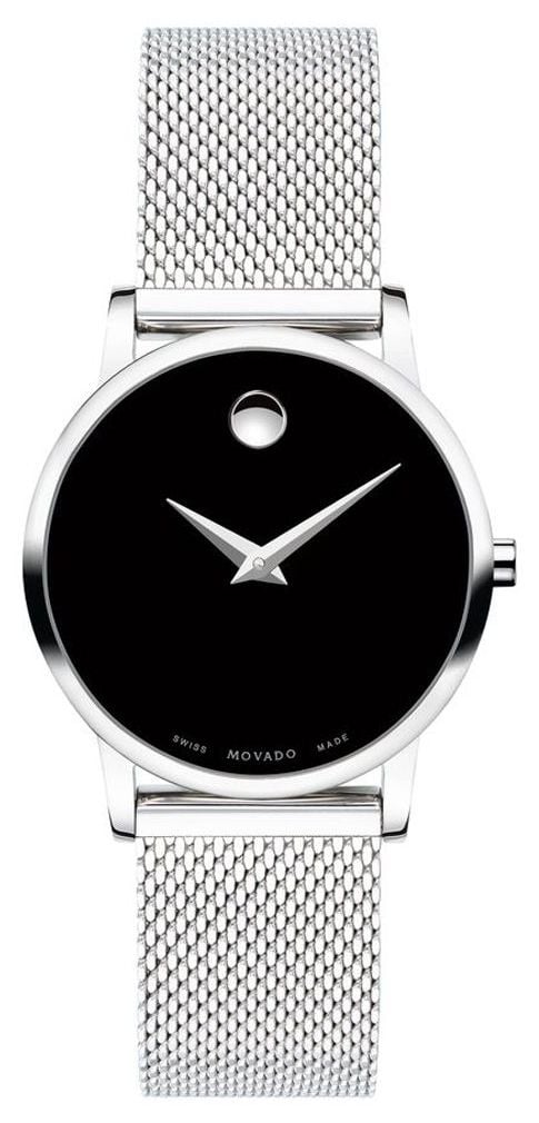 Movado Bracelet femme en maille d'acier inoxydable musÃ©e montre