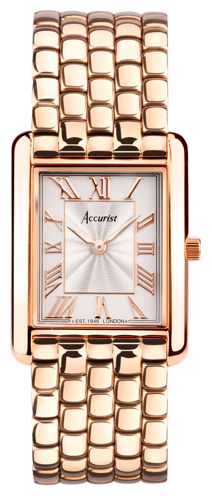 Accurist femme rectangulaire Ã  quartz (26 mm) cadran montre