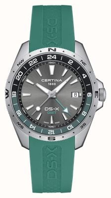 Swarovski Octea Nova | Leather Strap | Green | Gold-tone 5650005
