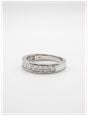 James Moore & Co 1.50ct Natural Diamond Princess Cut 18k White Gold Half Eternity Ring JM5451 - widok alternatywny 2