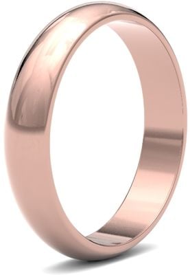 James Moore & Co | 9ct 玫瑰金 | 4毫米 | 轻盈 | D 型尺寸 | ag_4gld-9r AG_4GLD-9R