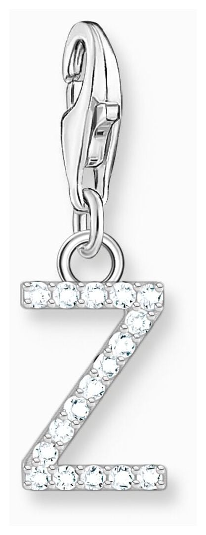 Thomas Sabo Charm Pendant Letter Z With White Stones Jewellery