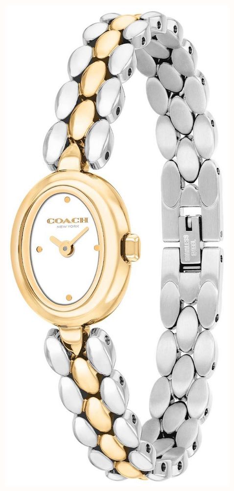 Coach Sammy Mini 18mm Stainless Steel and Yellow Gold Plated Ladies Watch 14504738 - 別ビュー 2