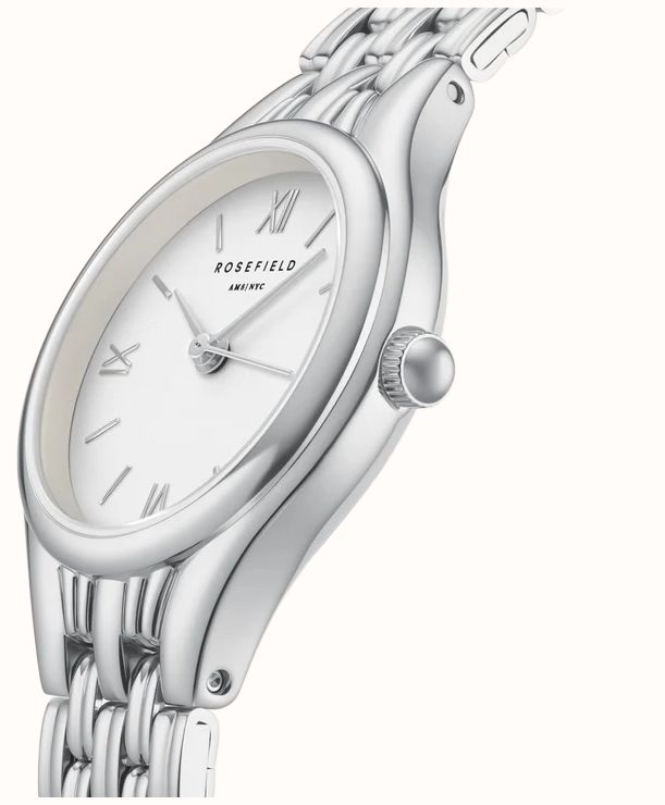 Rosefield Ladies Muse White Dial Silver Coloured Stainless Steel Bracelet MUWSSS-MU02 - 备用视图 3