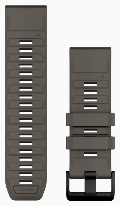 Garmin QuickFit Bands (26mm) Pebble Grey with Black Hardware - Strap Only 010-14560-00