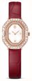 Swarovski Matrix octagon watch Leather strap, Rose gold tone, Rose gold-tone finish Watch 5746375